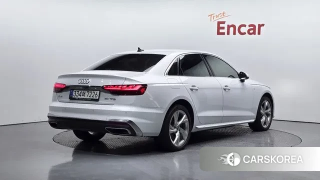Audi A4 (B9) 2021 Белый из Кореи