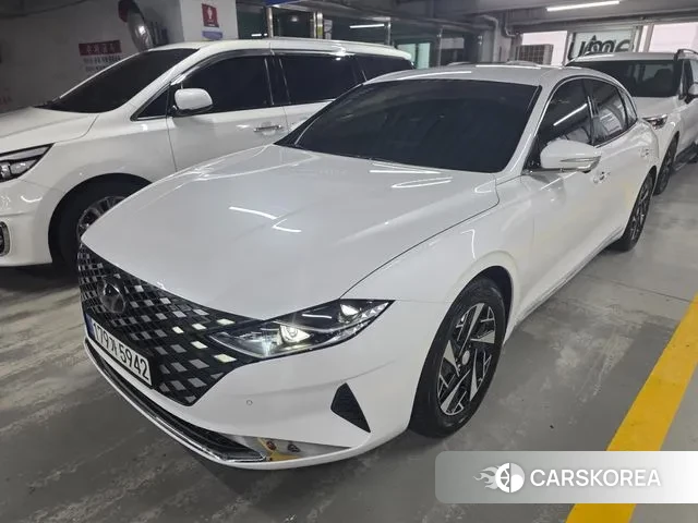 Hyundai The New Grandeur IG Hybrid 2020 Белый из Кореи