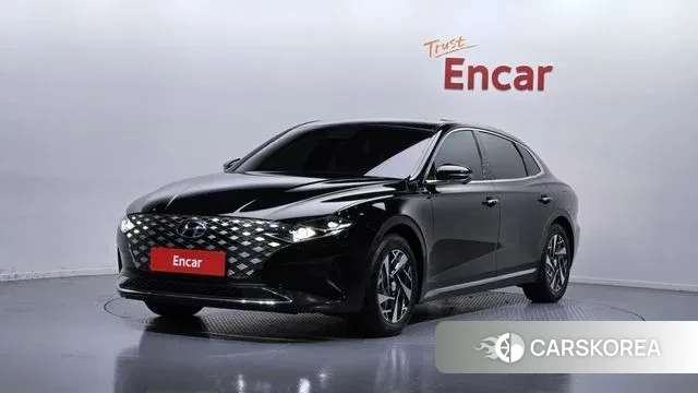 Hyundai The New Grandeur IG Hybrid 2021 Черный из Кореи