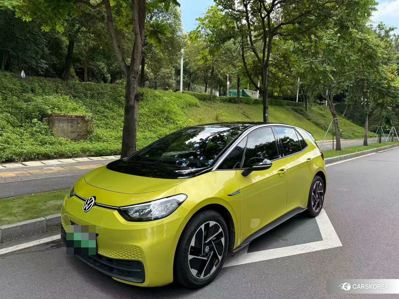 Volkswagen ID.3 2022 Желтый из Китая