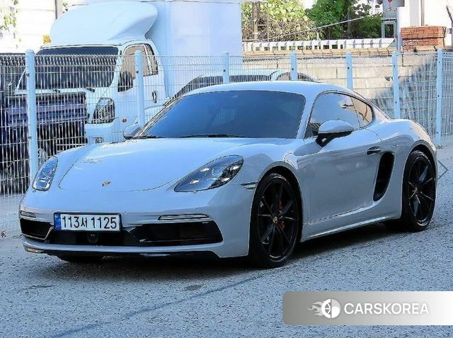 Porsche 718 Cayman 2019 Красный из Кореи