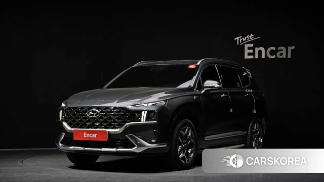 Hyundai The New Santa Fe 2021 Серый из Кореи