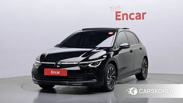 Volkswagen Golf 8th Generation 2022 Черный из Кореи