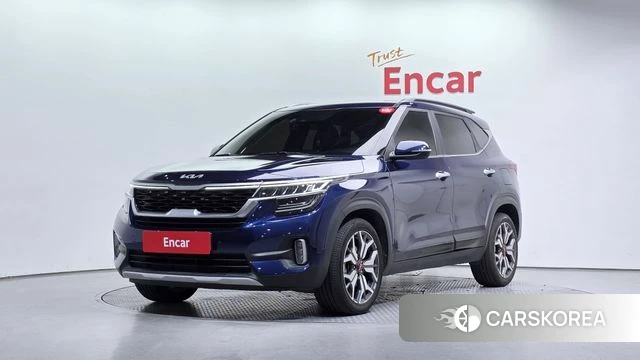 Kia Seltos 2021 Синий из Кореи