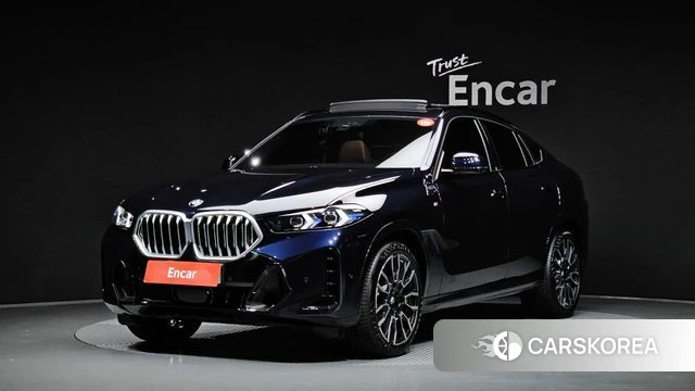 BMW X6 (G06) 2025 Черный из Кореи