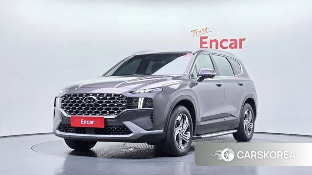 Hyundai The New Santa Fe 2022 Серый из Кореи
