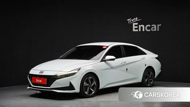 Hyundai Avante (CN7) 2020 Белый из Кореи