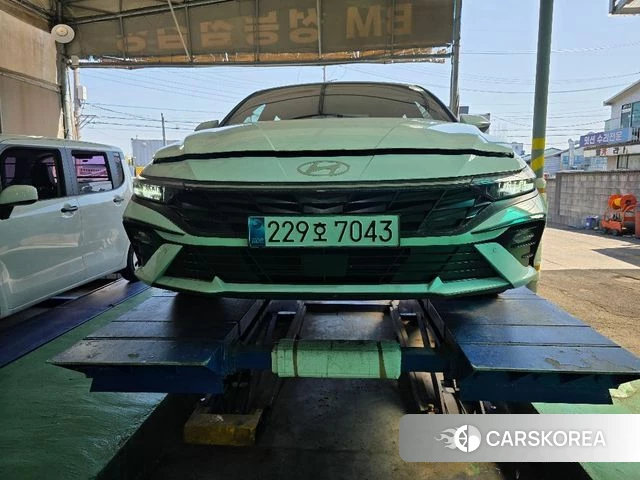 Hyundai The New Avante (CN7) 2024 Белый из Кореи