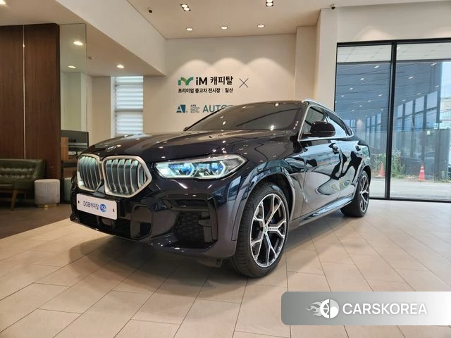 BMW X6 (G06) 2023 Черный из Кореи
