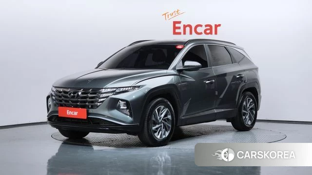 Hyundai Tucson (NX4) 2021 Темно-зеленый из Кореи