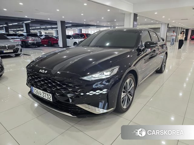 Kia K8 Hybrid 2023 Черный из Кореи