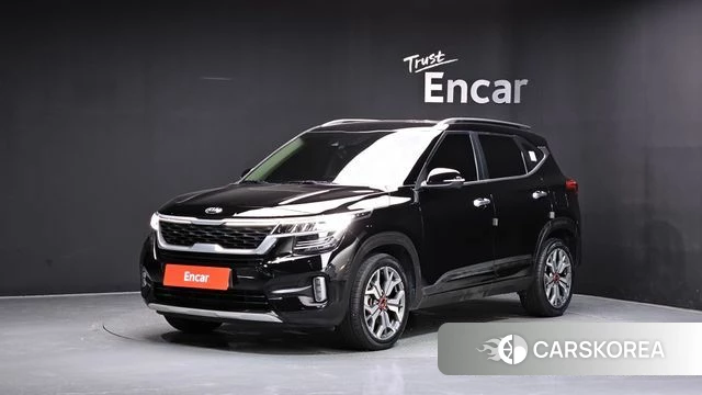 Kia Seltos 2019 Черный из Кореи