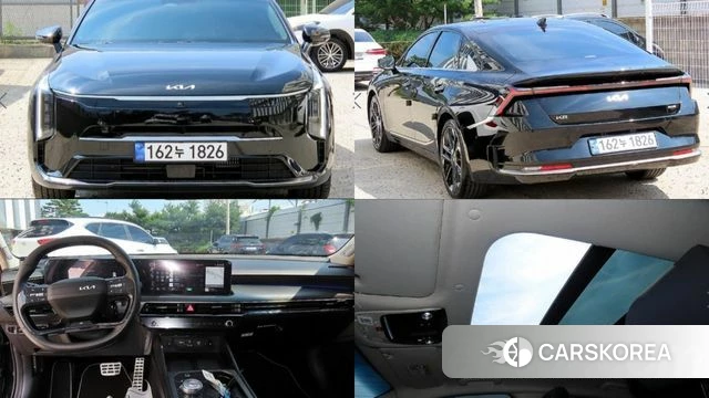 Kia The New K8 Hybrid 2025 Черный из Кореи
