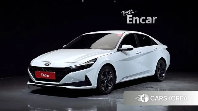 Hyundai Avante (CN7) 2020 Белый из Кореи