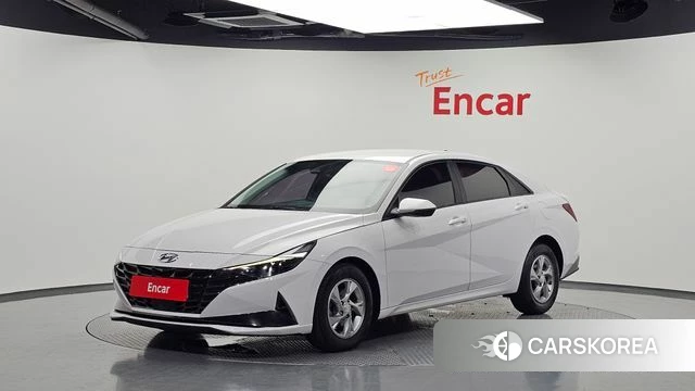 Hyundai Avante (CN7) 2020 Белый из Кореи