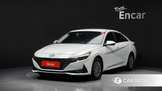 Hyundai Avante (CN7) 2021 Белый из Кореи