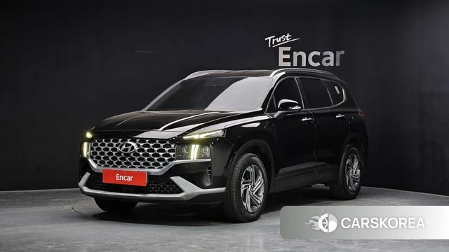 Hyundai The New Santa Fe 2021 Черный из Кореи
