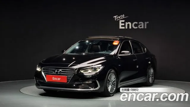 Hyundai Grandeur IG Hybrid 2019 Черный из Кореи