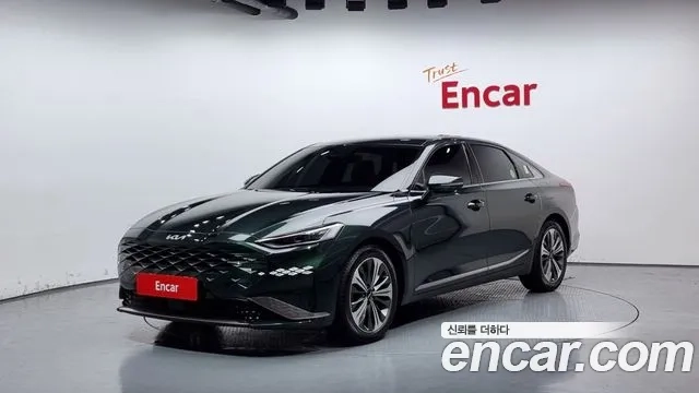 Kia K8 Hybrid 2022 Темно-зеленый из Кореи