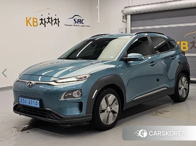 Hyundai Kona Electric 2019 Синий из Кореи