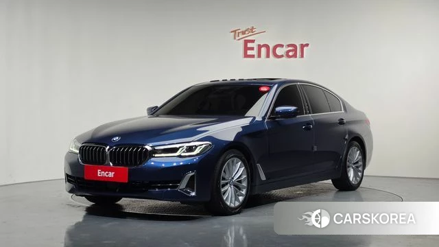 BMW 5 Series (G30) 2021 Синий из Кореи