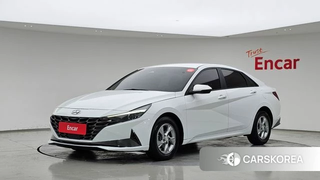 Hyundai Avante (CN7) 2020 Белый из Кореи