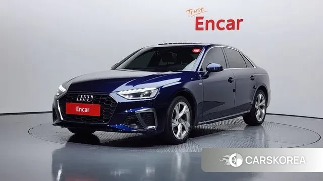 Audi A4 (B9) 2021 Синий из Кореи