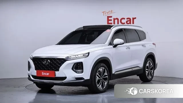 Hyundai Santa Fe TM 2019 Белый из Кореи
