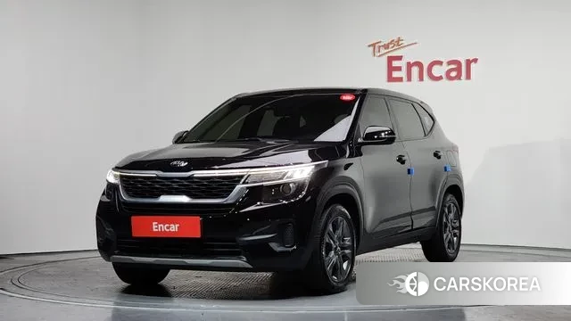 Kia Seltos 2019 Черный из Кореи