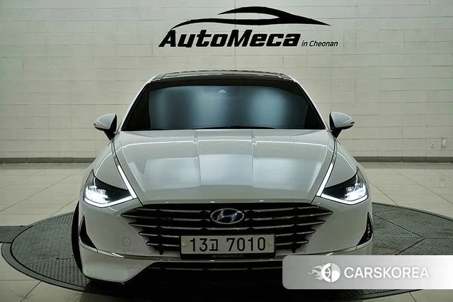 Hyundai Sonata (DN8) 2019 Белый из Кореи