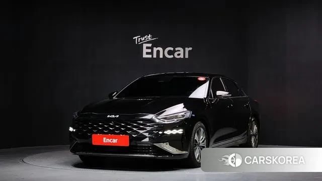 Kia K8 Hybrid 2023 Черный из Кореи