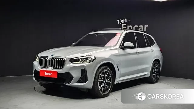 BMW X3 (G01) 2022 Светло-серебряный цвет из Кореи