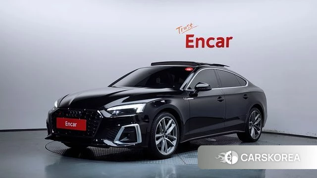 Audi A5 (F5) 2021 Черный из Кореи