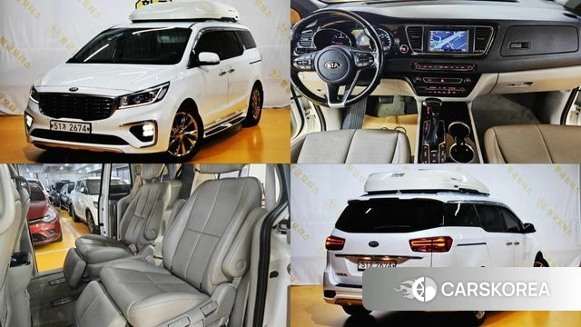 Kia The New Carnival 2018 Белый из Кореи