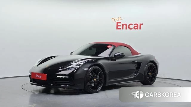 Porsche 718 Boxster 2019 Черный из Кореи