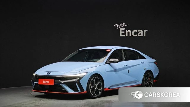 Hyundai The New Avante (CN7) 2025 Синий из Кореи