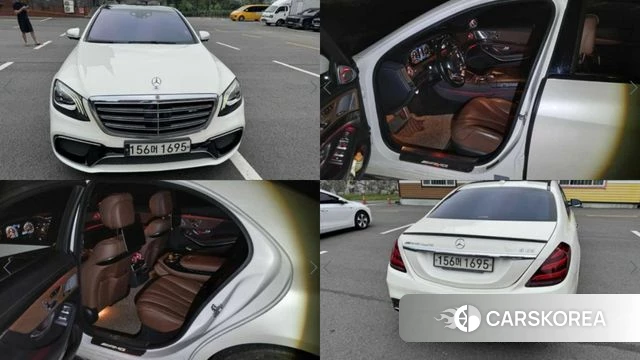 Mercedes-Benz S-Class W222 2020 Белый из Кореи