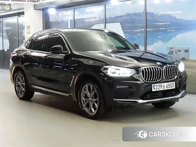 BMW X4 (G02) 2020 Черный из Кореи