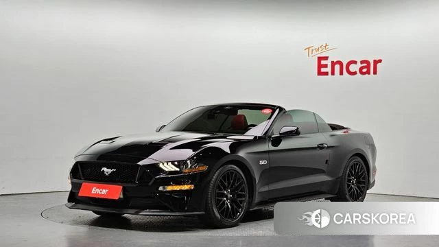 Ford Mustang 2022 Черный из Кореи