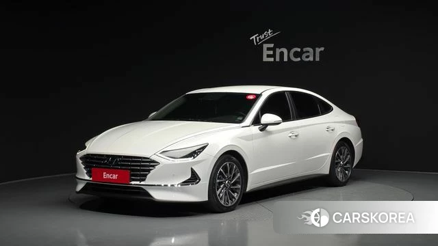 Hyundai Sonata Hybrid (DN8) 2021 Белый из Кореи