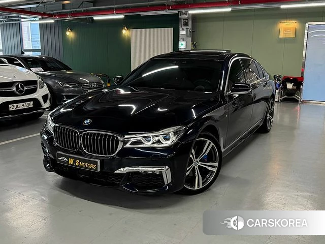BMW 7 Series (G11) 2019 Синий из Кореи