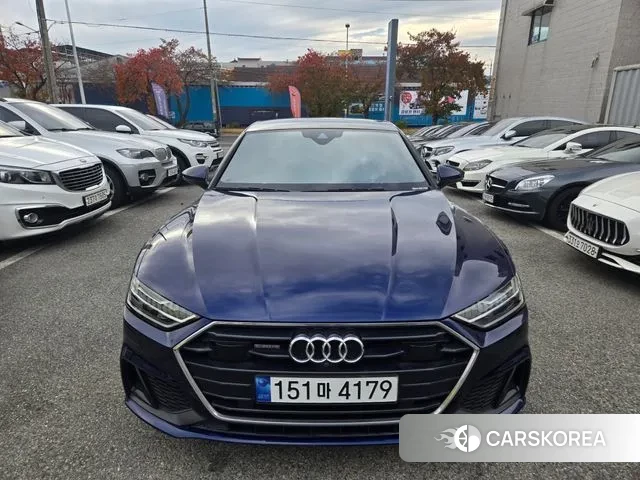 Audi A7 (4K) 2020 Синий из Кореи