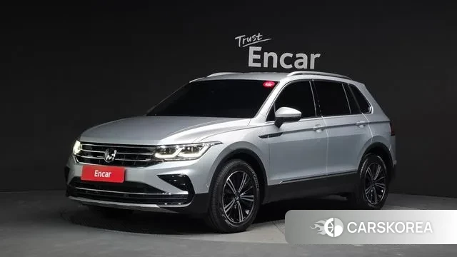 Volkswagen Tiguan second Generation 2022 Серебряный из Кореи