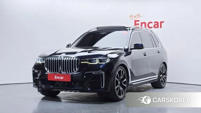 BMW X7 (G07) 2022 Синий из Кореи