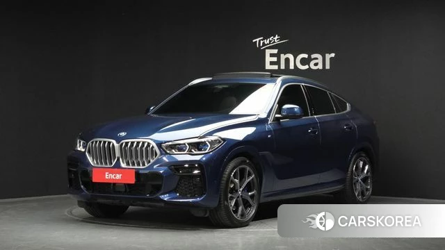 BMW X6 (G06) 2023 Синий из Кореи