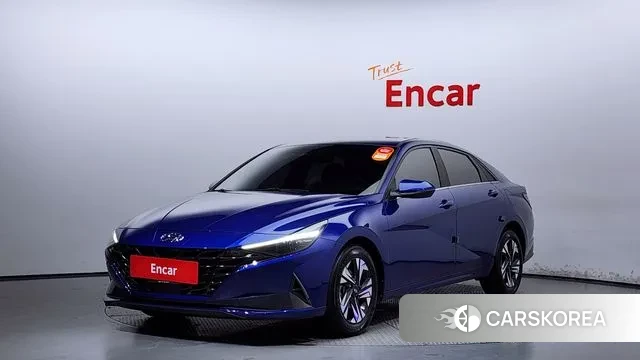 Hyundai Avante (CN7) 2020 Синий из Кореи
