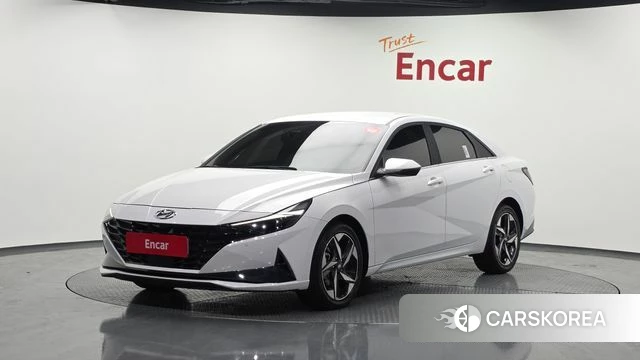 Hyundai Avante (CN7) 2022 Белый из Кореи