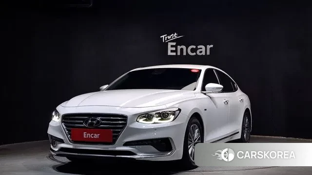 Hyundai Grandeur IG Hybrid 2019 Белый из Кореи