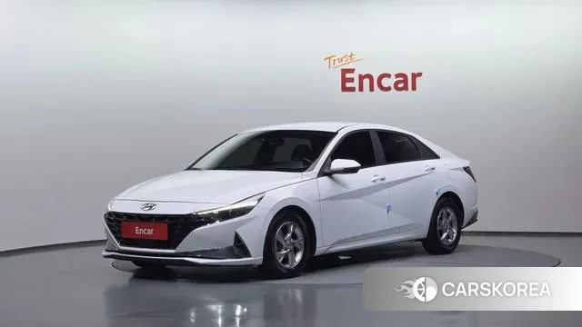 Hyundai Avante (CN7) 2022 Белый из Кореи