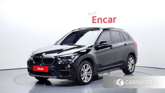 BMW X1 (F48) 2018 Черный из Кореи